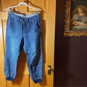 WE THE FREE soft baggy denim joggers